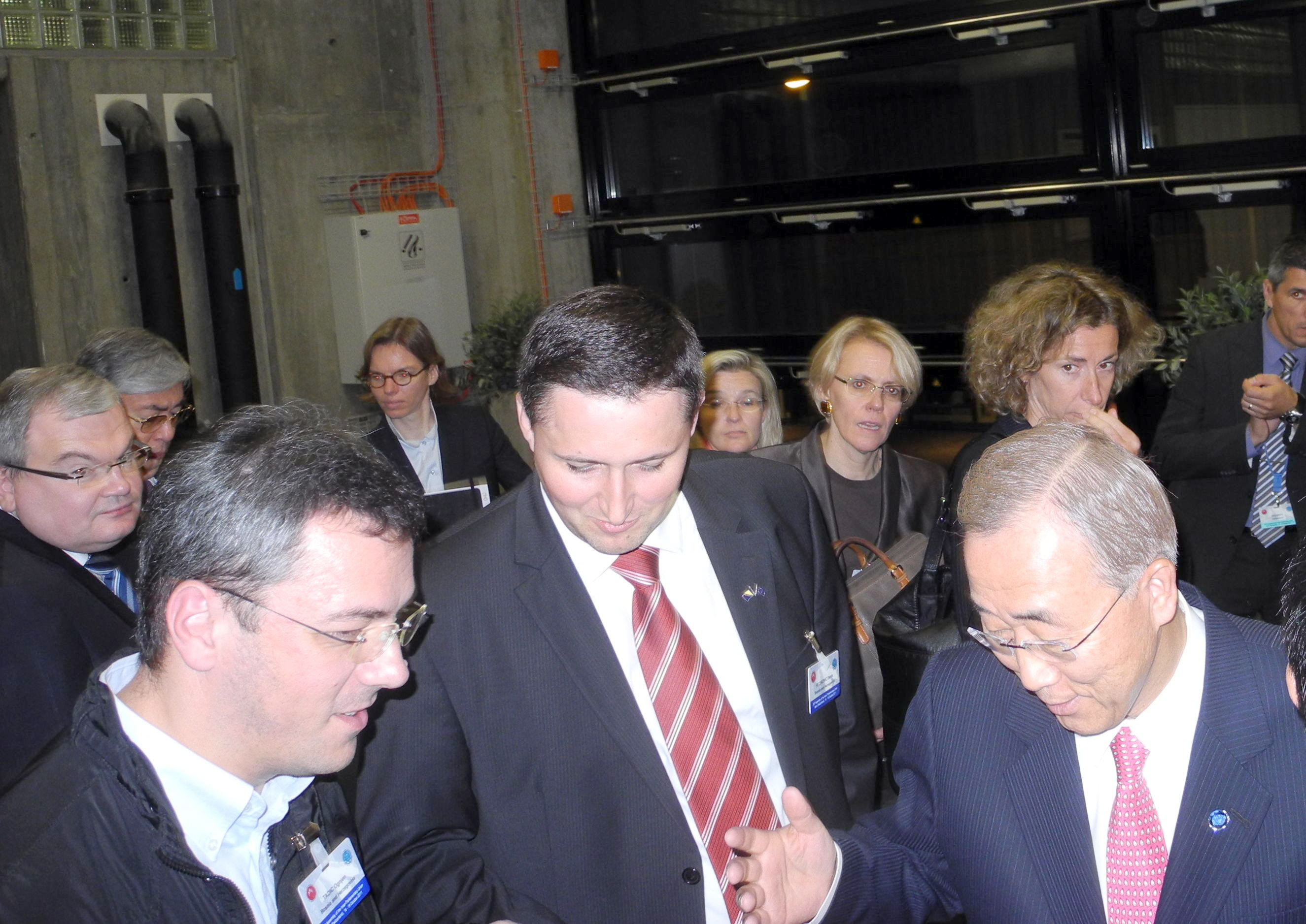 Сусрет предсједавајућих домова Парламентарне скупштине БиХ, Огњена Тадића и др Дениса Бећировића са генералним секретаром Уједињених нација